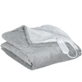 Couverture chauffante, plaid chauffant, 9 niveaux de chauffage, minuterie 9H, lavable en machine, 180x130cm, gris